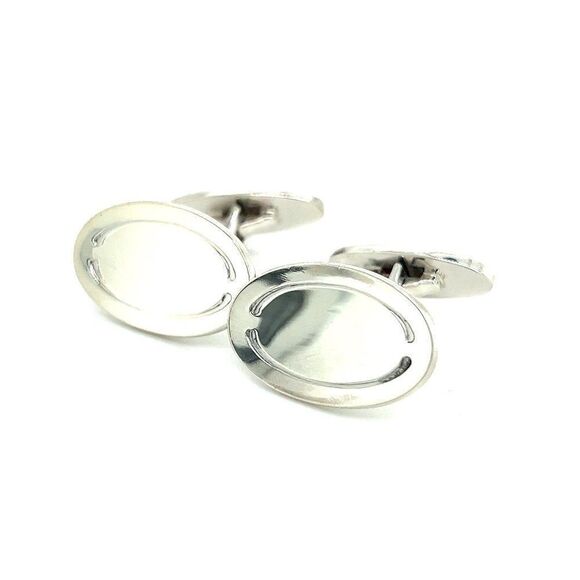 Georg Jensen Estate Mens Cufflinks Silver GJ18 - Picture 1 of 8